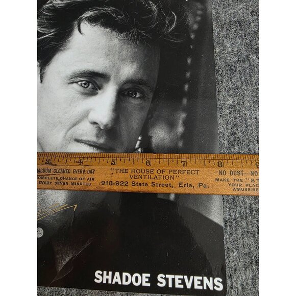 Autographed Shadoe Stevens American Top 40 Promo Photo 8x10 Black White - Picture 4 of 5